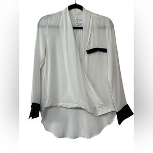 Revolve Helena Quinn Blouse 100% Silk Size XS